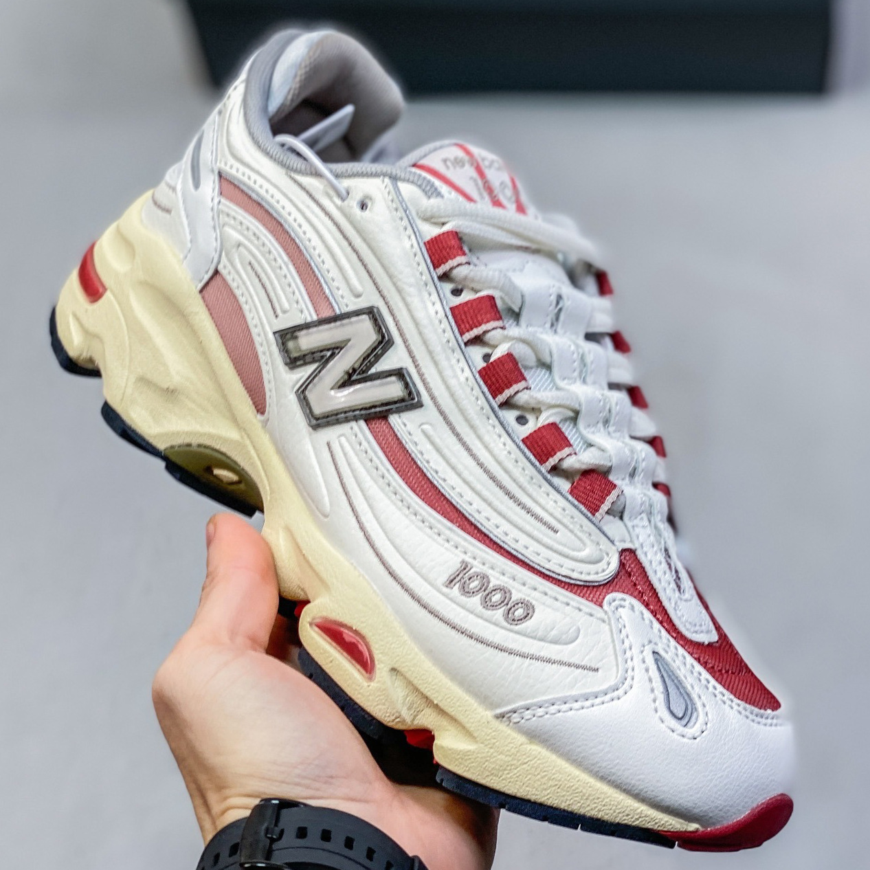 Zapatos para hombres y mujeresnb1000 verano zapatos de correr zapatos de suela gruesa zapatos de pareja zapatos deportivos casuales resistentes