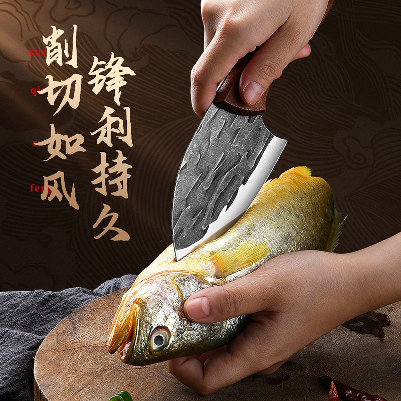 Cuchillo de cocina doméstico súper rápido afilado cuchillo de pesca cuchillo de corte de cocina mini cuchillo de matadero al aire libre de acero inoxidable Otros