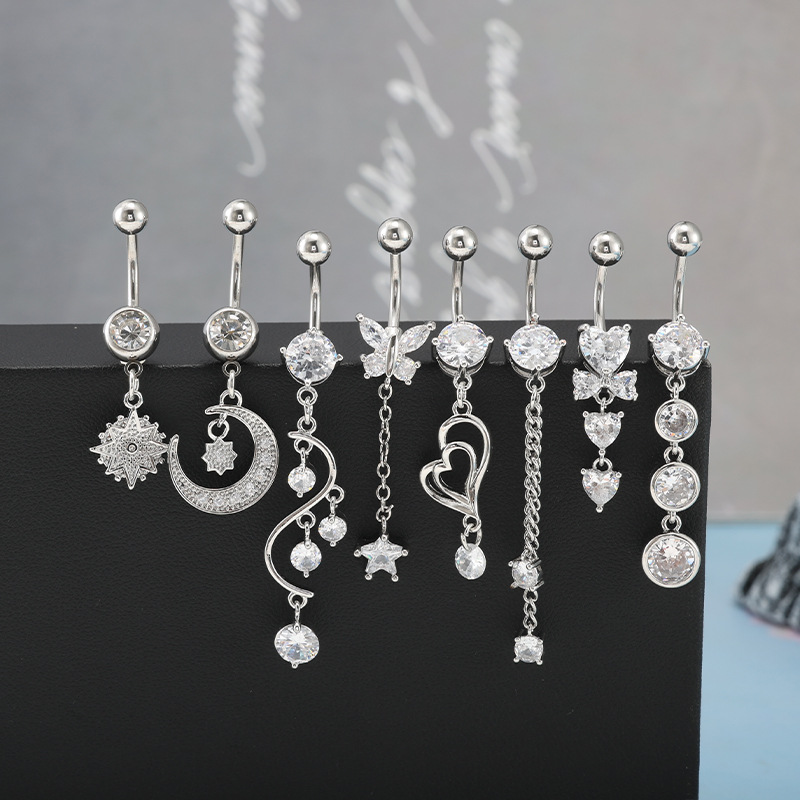 Pointed titanium steel lip stud product view