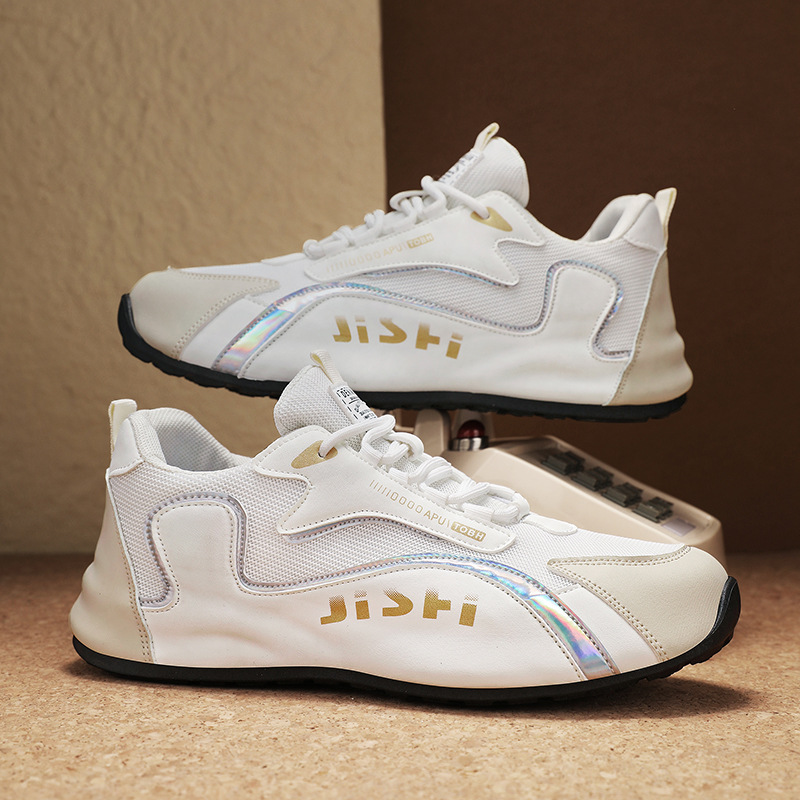 Los hombres se pueden usar en las cuatro estaciones 2025, transpirables y cómodos, nuevos zapatos deportivos casuales de moda de todo fósforo para hombres
