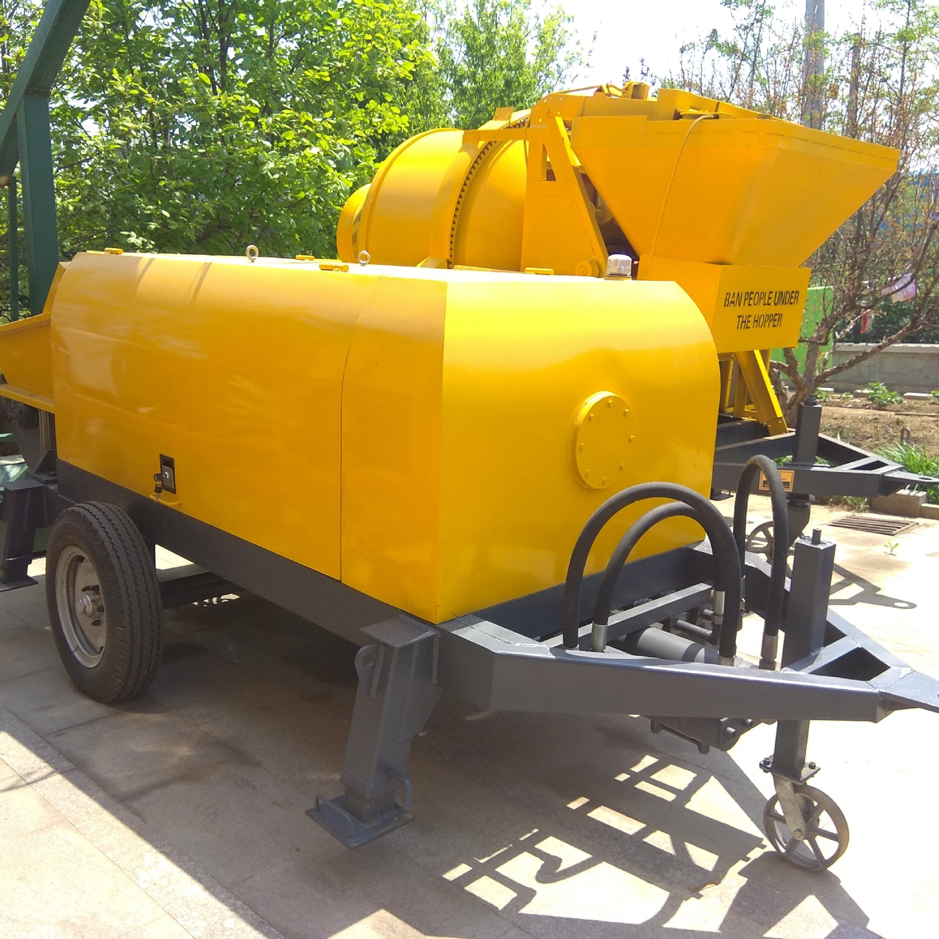 50泵 混凝土输送泵 电机55千瓦 50混泥土泵 拖式泵 打消防水池