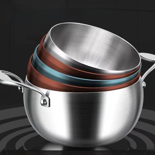 316 Stainless Steel Soup Pot Steamer Apple Pot Household Steamer Braiser Pot Suitable for All Stoves Large Capacity Apple Pot Gift