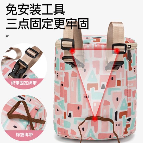 Baby carriage bag, stroller bag hook, children's storage bag, storage basket, little stroll baby stroller magic tool