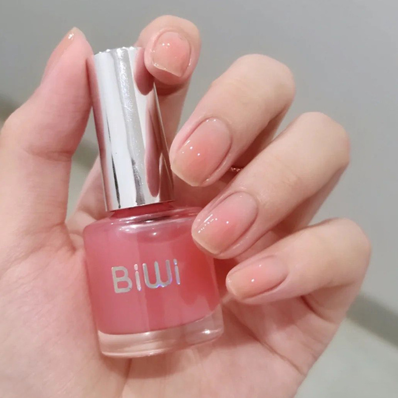 [In stock] biwi nail polish baking-free nail polish nude color series bright oil white quick-drying nail polish oily long-lasting female