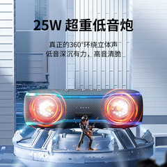 CyborisRGBクールなワイヤレス防水ドラムbluetoothスピーカー屋外スポーツ携帯サブウーファ音響