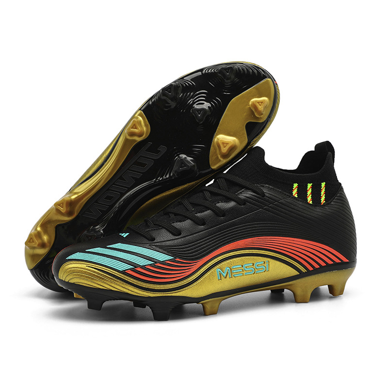 2025 nuevo clavos largos transfronterizos bajos zapatos de entrenamiento juvenil para hombres y mujeres zapatos de fútbol fábrica de comercio exterior
