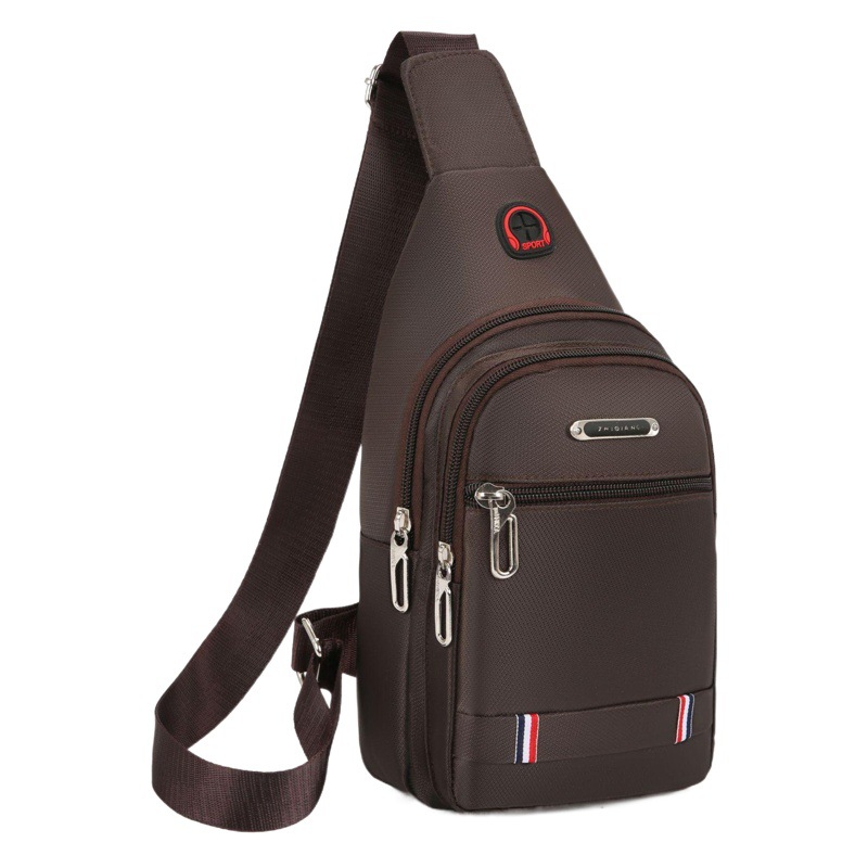 Korean version of the new multi-functional small backpack simple fashion Men's shoulder bag large capacity portable chest bag supply wholesale