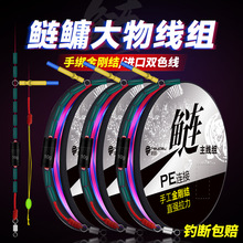 鲢鳙线组成品主线正品绑好鱼线pe加固大物鲢鳙草鱼钓鱼线组全套装