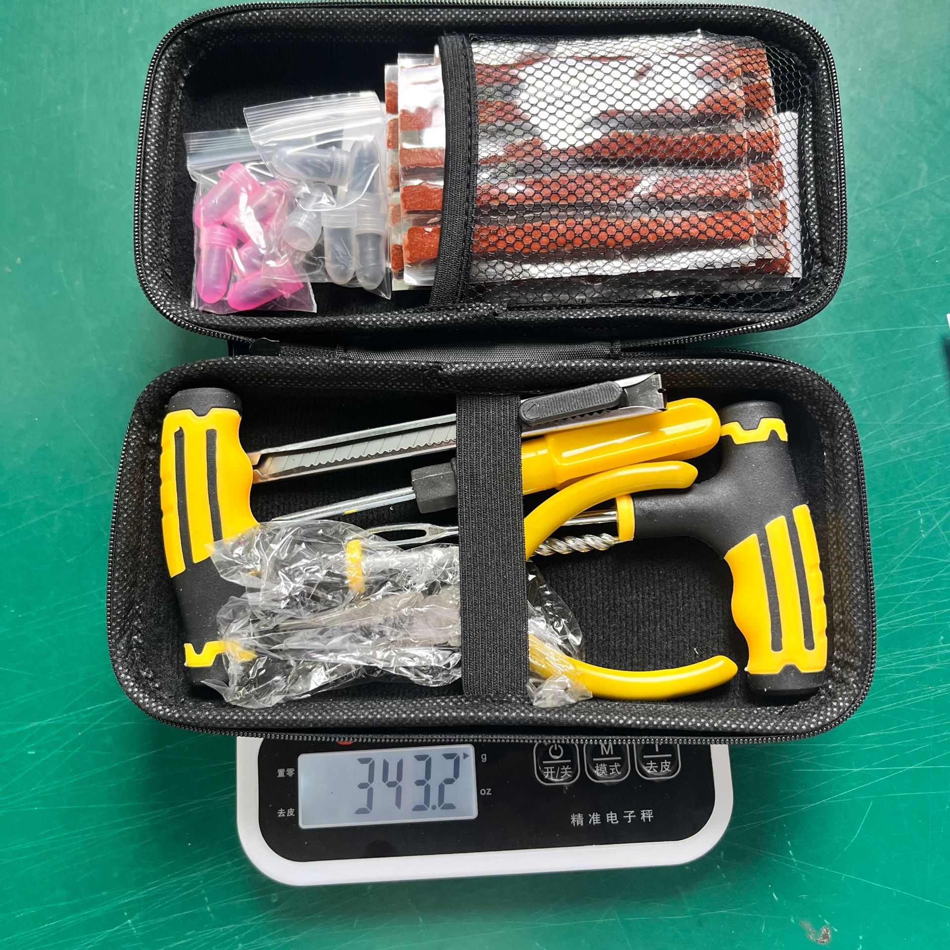 Emergency Tire Repair Tool Kit for Cars, Motorcycles, Electric Vehicles, Vacuum Tire Repair Tool Kit