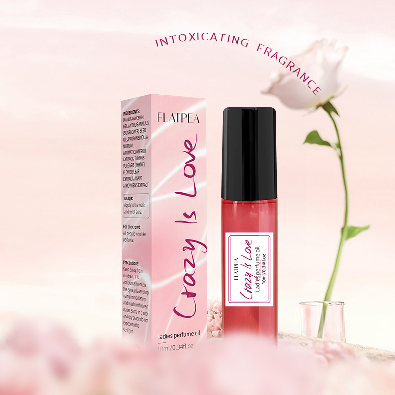 Cross-Border Amazon Hot-Selling Fruity Fragrance Roll-On Essential Oil Perfume Fresh and Natural Non-Alcoholic Perfume