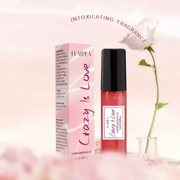 Cross-Border Amazon Hot-Selling Fruity Fragrance Roll-On Essential Oil Perfume Fresh and Natural Non-Alcoholic Perfume