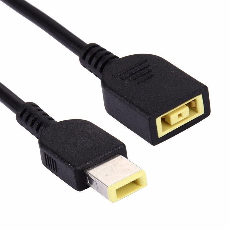 Square mouth male to female extension cable suitable for Lenovo ThinkPad notebook power conversion connector PW-006 adapter Square mouth male to female extension cable suitable for Lenovo ThinkPad notebook power conversion connector PW-006 adapter