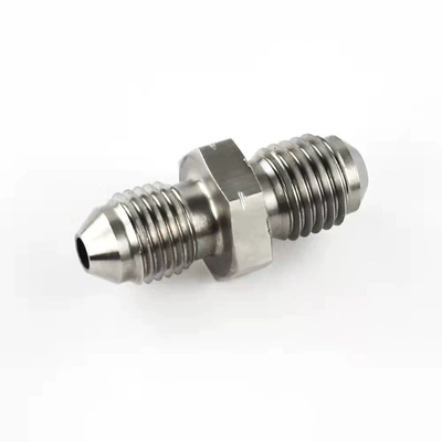 Haofa Cross-Border Car Modified Stainless Steel Brake Pipe to Wire An3 Stainless Steel Reducing Joint Brake Pipe Joint (Other brake systems) - an3-an3