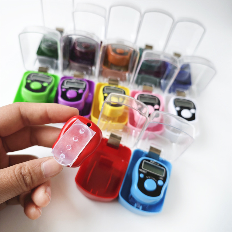 工厂货源新款夜光计数器电子数显戒指型手指记数器finger counter|undefined