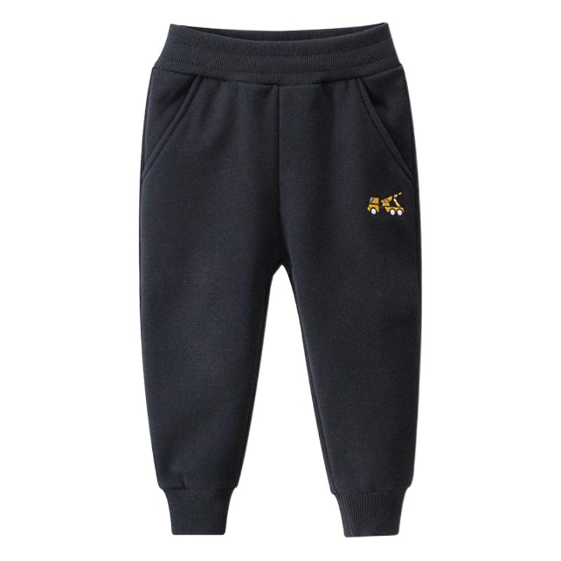 27 niños de marca ropa para niños Otoño e Invierno nuevos pantalones forrados de lana para niños pantalones de bebé pantalones de chándal para niños un envío image 1