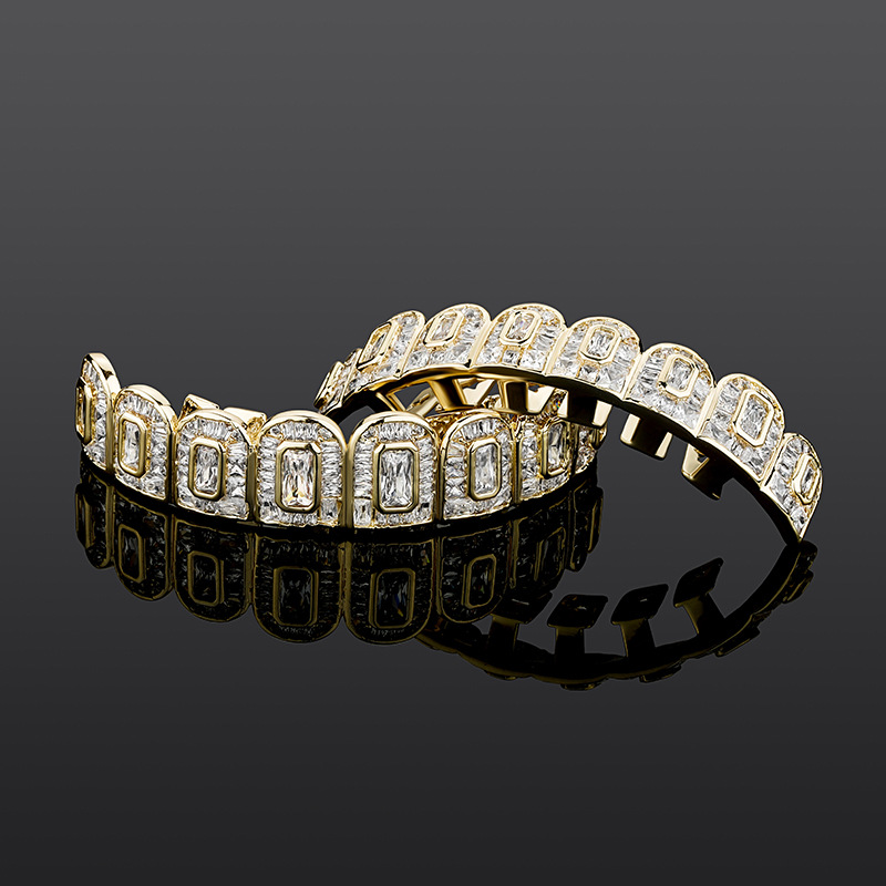 copper accessory with zircon hip-hop style for men and women