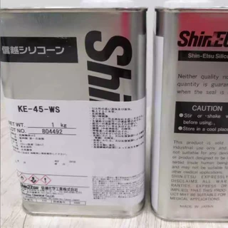 信越 KE-45-WS 1KG白色信越缩合型电子披覆胶有机硅电子胶粘剂