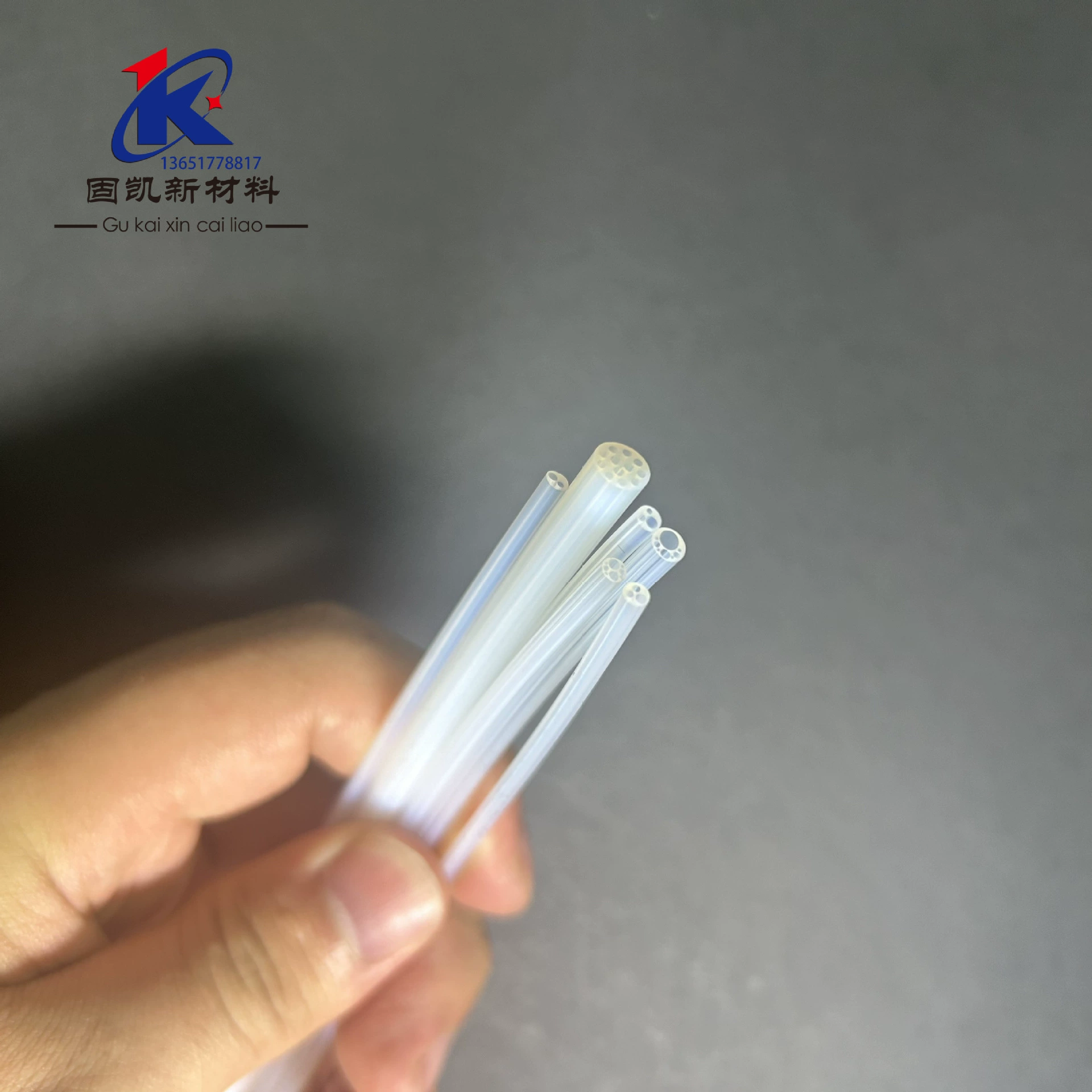 Трубка из ПТФЭ многоканальная, трубка из тефлона многоканальная, трубка на 4 канала, трубка на 8 каналов, пористая трубка, коррозионностойкая, медицинского назначения