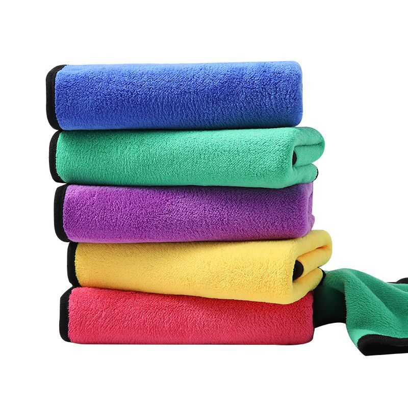 Double-Sided Rag Absorbs Water and Does Not Shed Lint, Thickened Cleaning Housekeeping Hotel Kitchen Catering Billiards Car Wiping Fishing Towel