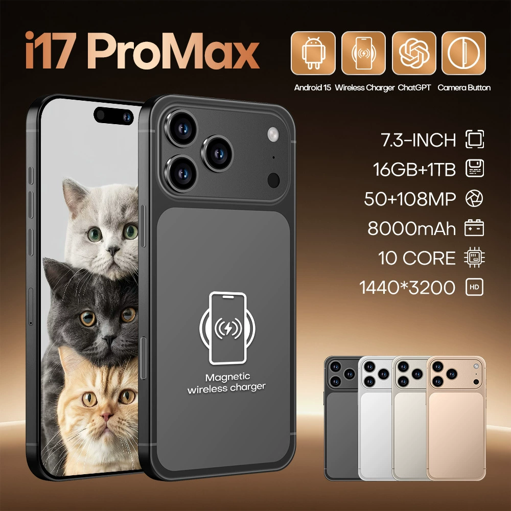 Смартфон i17proMax — MTK6753, 4G, 3 ГБ + 64 ГБ, 6,73-дюймовый Incell дисплей