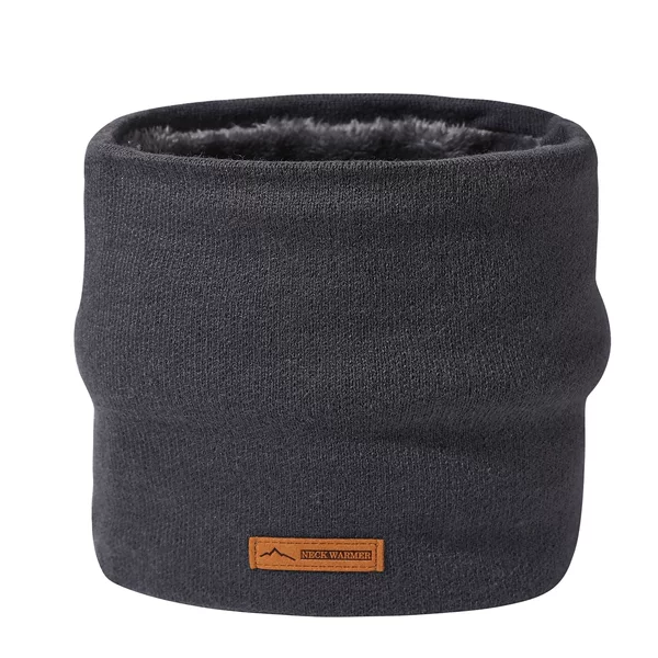 Carefully Selected Winter Fleece-Lined Neck Warmers, Windproof Knitted Neck Gaiters, Unisex Versatile Pullover Scarves, Wholesale in Stock