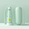 Five-fold umbrella [6 bones + tucked bag box] - light green