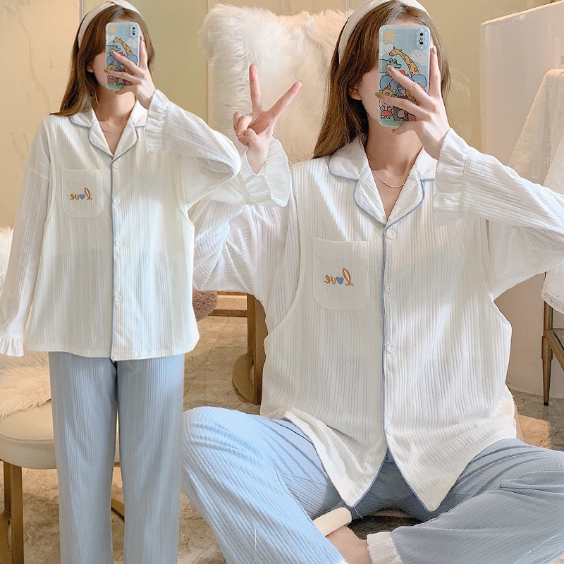Moon clothing spring and autumn cotton postpartum breastfeeding suit July 6 pregnant women pajamas summer thin nursing women wear Moon clothing spring and autumn cotton postpartum breastfeeding suit July 6 pregnant women pajamas summer thin nursing women wear