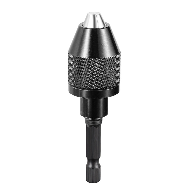 Abrazadera de conversión de aleación de aluminio multifuncional ligero desmontable 6,35mm mango hexagonal amoladora eléctrica abrazadera de conversión de tres mordazas