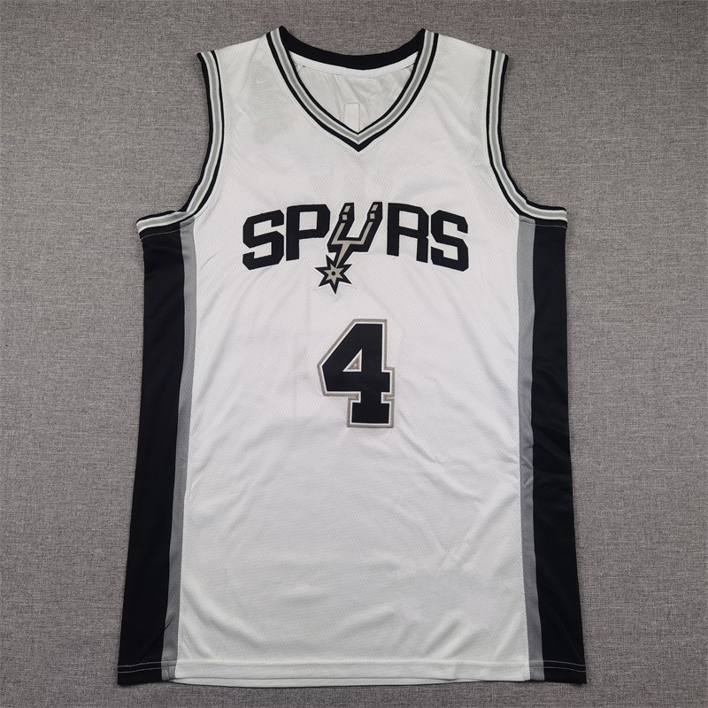 Camisetas y chalecos de baloncesto bordados de los Spurs al por mayor1 #   Wembanyama Wembanyama 4 #   5 # image 17