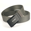 Metal nylon woven street tactics cloth belt for leisure