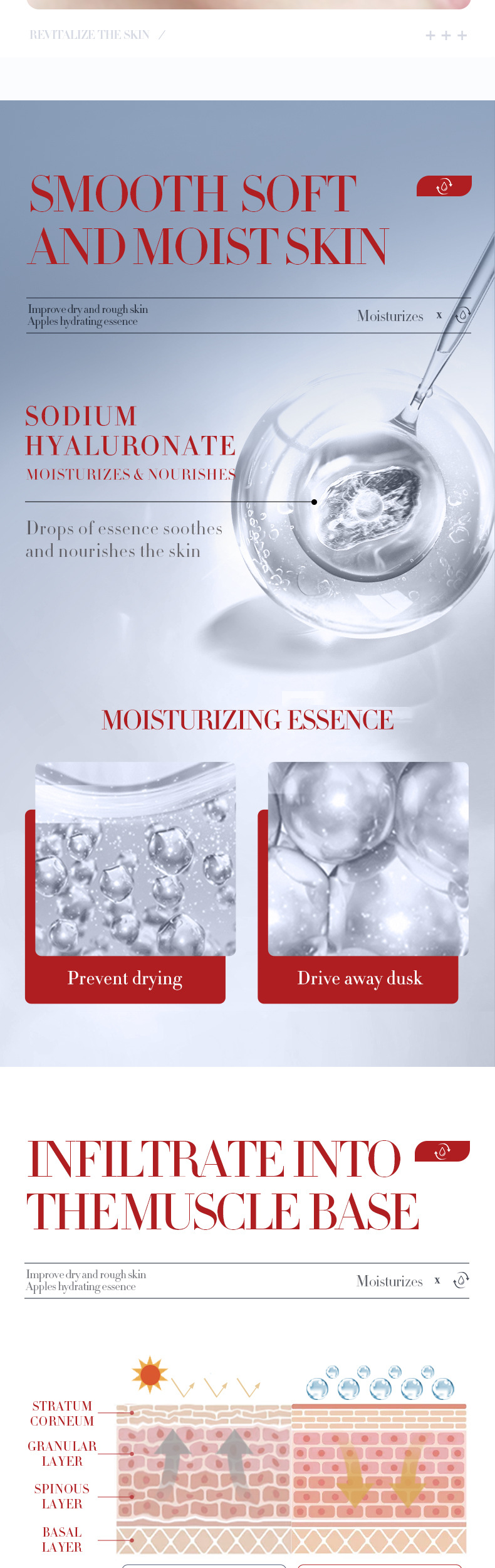 SADOER All English Fruit Flavor essence Liquid Moisturizes and refines pores to improve acne marks_voghion.com