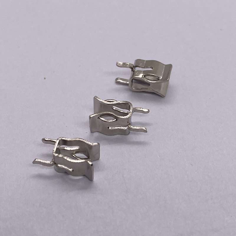 东莞厂家生产保险夹5*20 磷铜0.5厚电器保护器夹子 保险丝座子