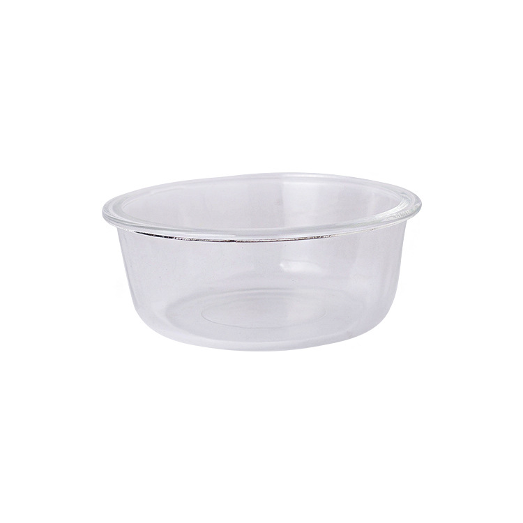 Tazón para gatos tazón de vidrio transparente doble tazón de comida para gatos de gran capacidad tazón de agua antidetonante fácil limpieza saludable oblicua protección del cuello fabricante