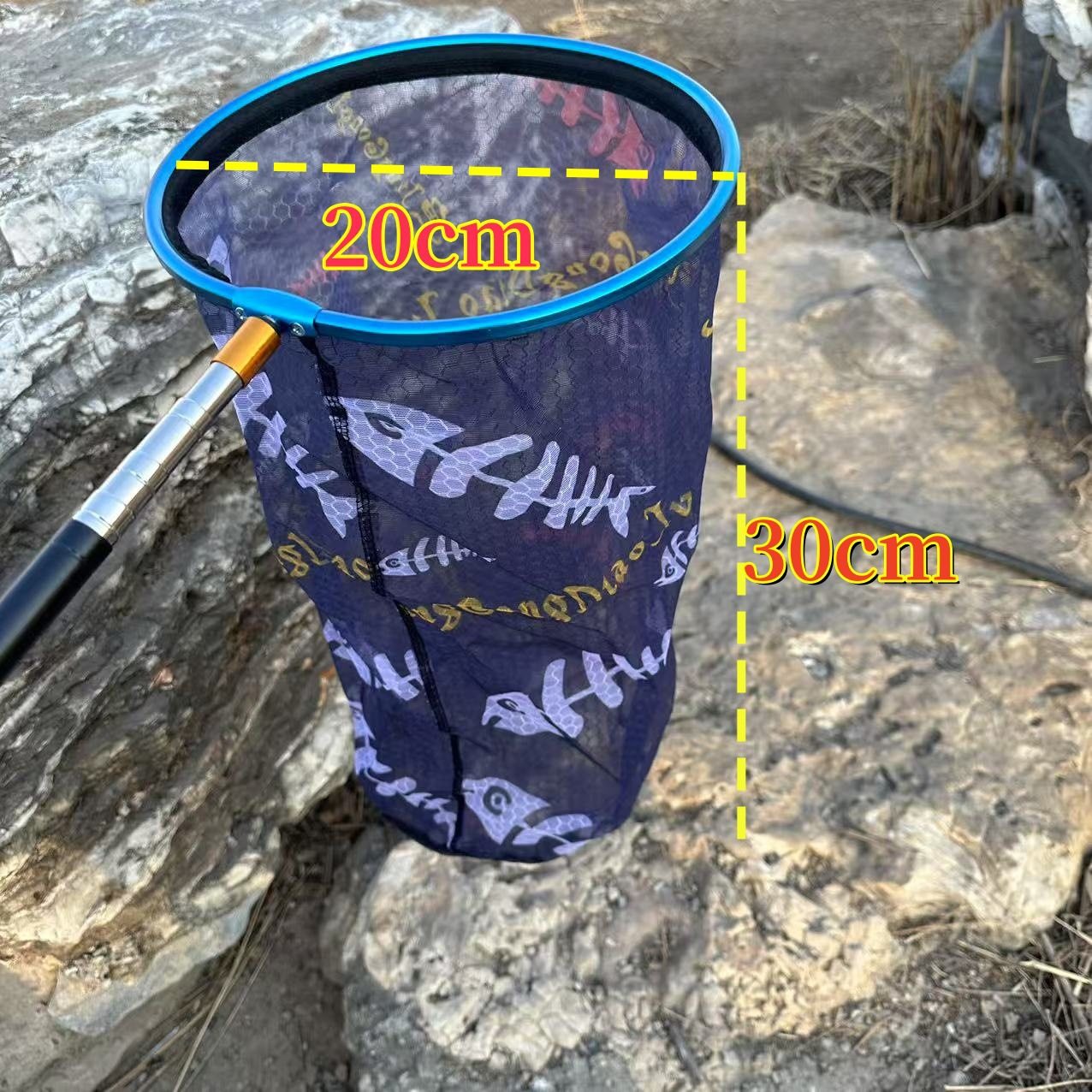 Copiar la red de pesca de los niños Copiar la red de pesca de pescado fuerte super duro bolsillo de pesca de pescado de niños pequeños peces al aire libre camarones captura mariposas