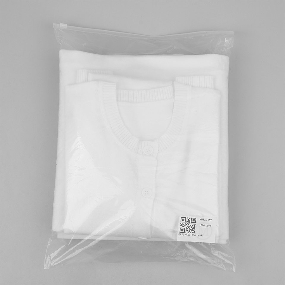 Bộ đôi áo len dệt kim cổ tròn tay dài và quần ống rộng cạp cao dây rút phong cách casual — Màu cà phê, Màu trắng, Màu xanh dương chi tiết 45