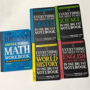 Original English Version of Everything You Need to Ace 5 Volumes of Notes for American Middle School Students and Top Students