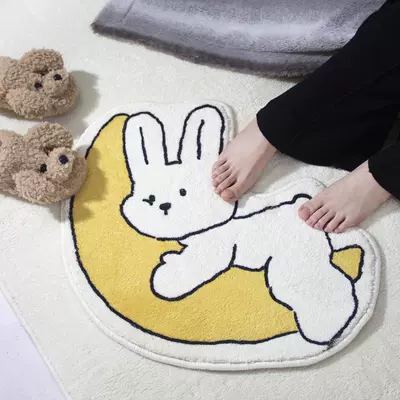 Korean-style cute bunny bathroom mat, Avtomobil döşəmə paspasları