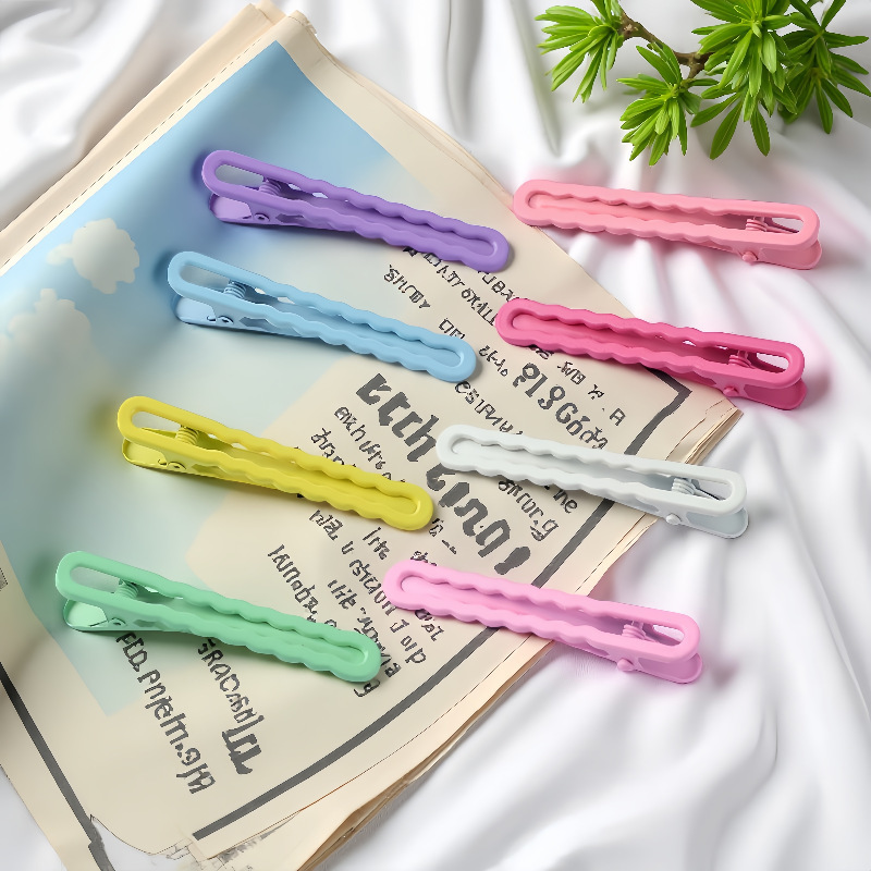 6cm Candy-Colored Fine Wave Seamless Hair Clip with a High-End Feel, DIY Side Bangs Clip for Women, Colorful Hair Accessory 6cm Candy-Colored Fine Wave Seamless Hair Clip with a High-End Feel, DIY Side Bangs Clip for Women, Colorful Hair Accessory