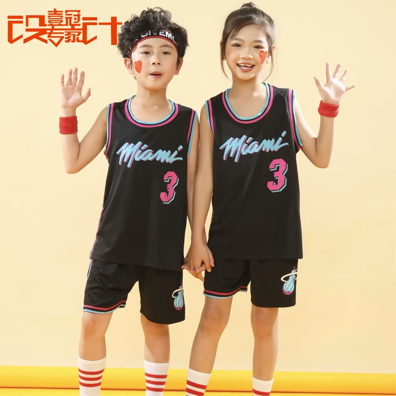 Basketball uniform for men and women, football uniform for elementary school students, 3 size, custom-made