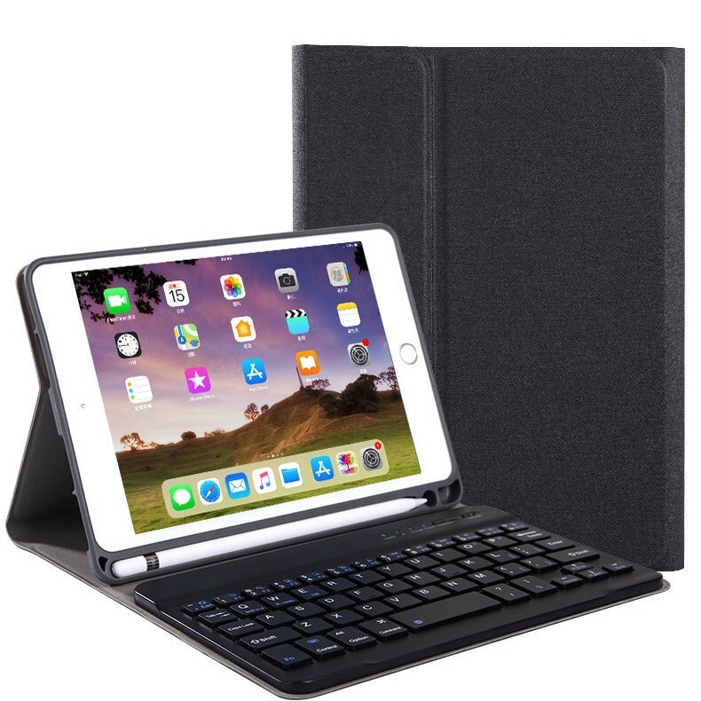 For 2021 ipad10.2 air4 Bluetooth keyboard protective case 10.4/V6 tablet computer leather case with Pen slot
