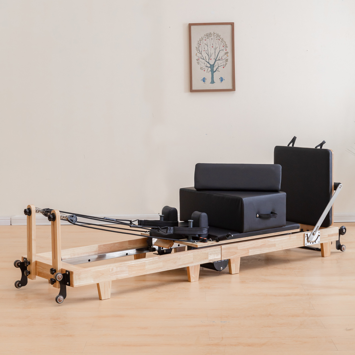 Fabricantes de equipos de Pilates plegables núcleo de entrenamiento cama de sala de yoga casera pilates equipos de forma grande