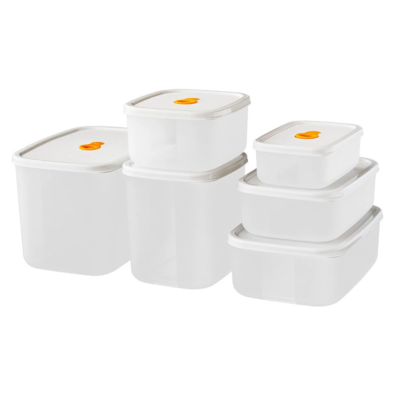Refrigerator storage sealed fresh storage box Food storage box microwave heating lunch box frozen meat box fresh seal