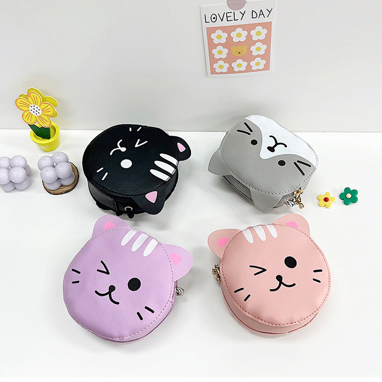 The 2022 new style of little girl bags, fashionable small bags, coin purses, super beautiful Little girl cat bags, crossbody bags, cute and trendy undefined