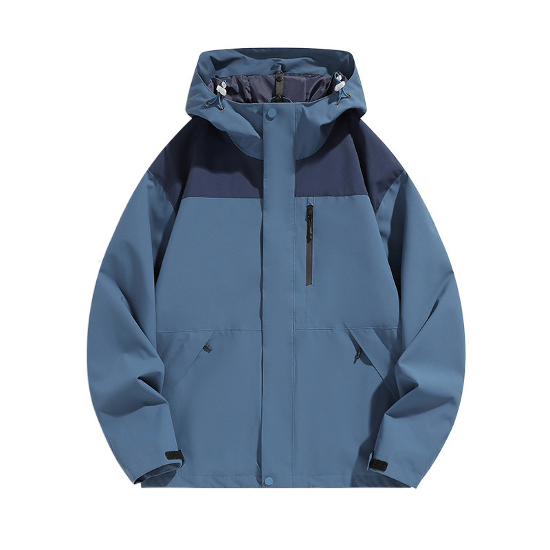 Primavera y otoño al aire libre vestir de asalto chaqueta hombre pareja adolescente color combinación de viaje traje de montaña MD9555