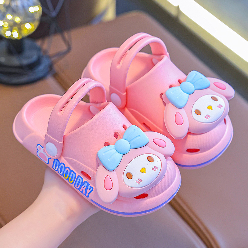 Zapatos de agujero para niños zapatos de jardín para niñas sandalias para niños verano bebé niñas antideslizante Fondo suave zapatillas para el hogar al aire libre