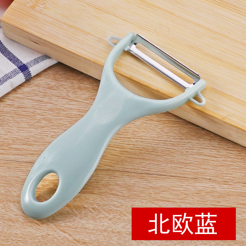 Fábrica de cuchillo de peeling de acero inoxidable cuchillo de raspado de frutas de melón cuchillo de frutas multifuncional al por mayor