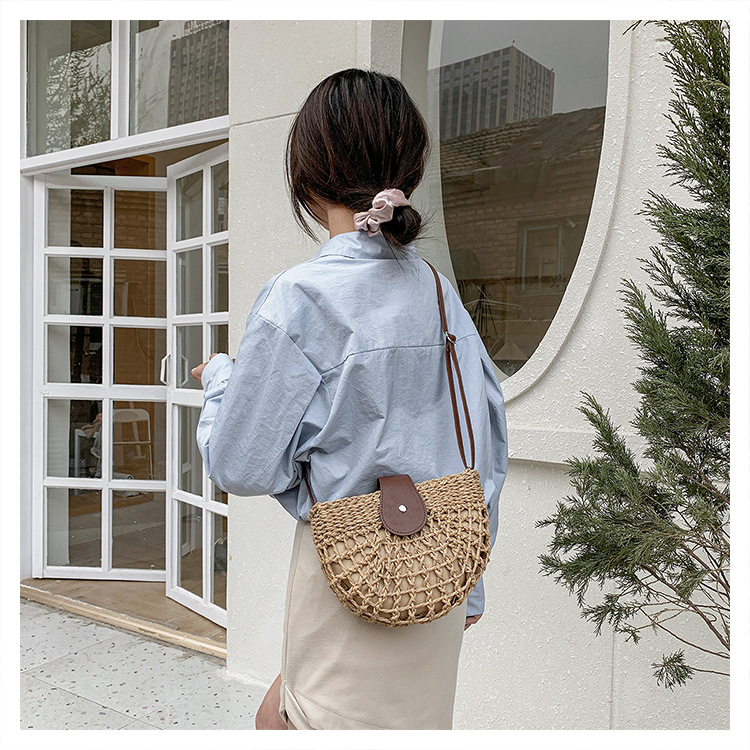 Straw Woven Women's Fashion Messenger Beach Shoulder Bags display picture 1