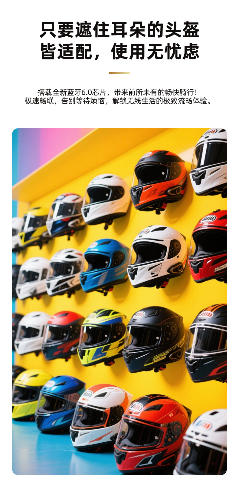 K31 Helmet Bluetooth Headset Cross-Border Video Recording Ai Voice Hands-Free Installation-Free Motorcycle Helmet Noise-Canceling Headphones