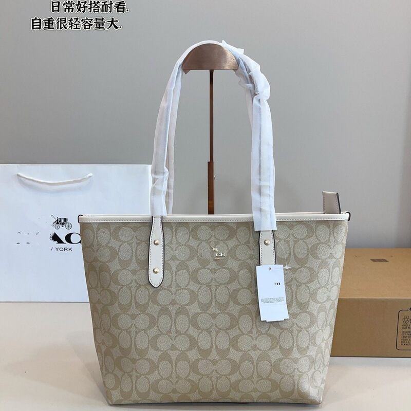 Koujia Tote Bag Genuine Leather Women's Bag Lv Bag New City30 Large Capacity Shopping Bag Handbag Crossbody Basket Bag