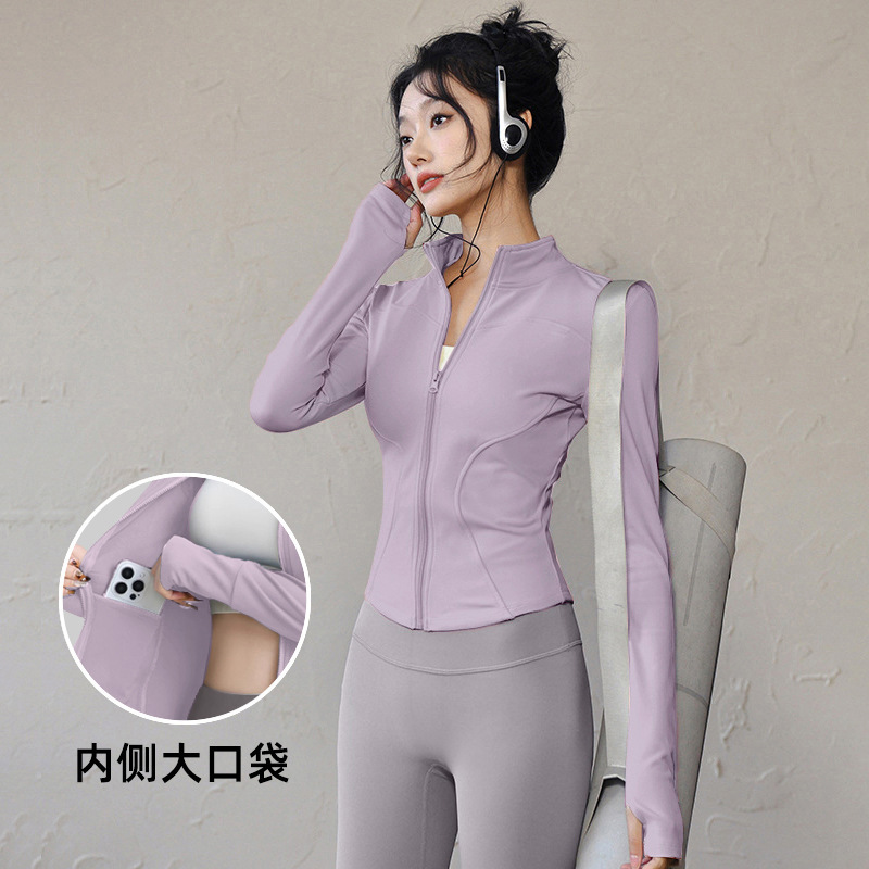 巨显瘦外套女lulu瑜伽服上衣速干户外运动跑步普拉提健身服套装|undefined